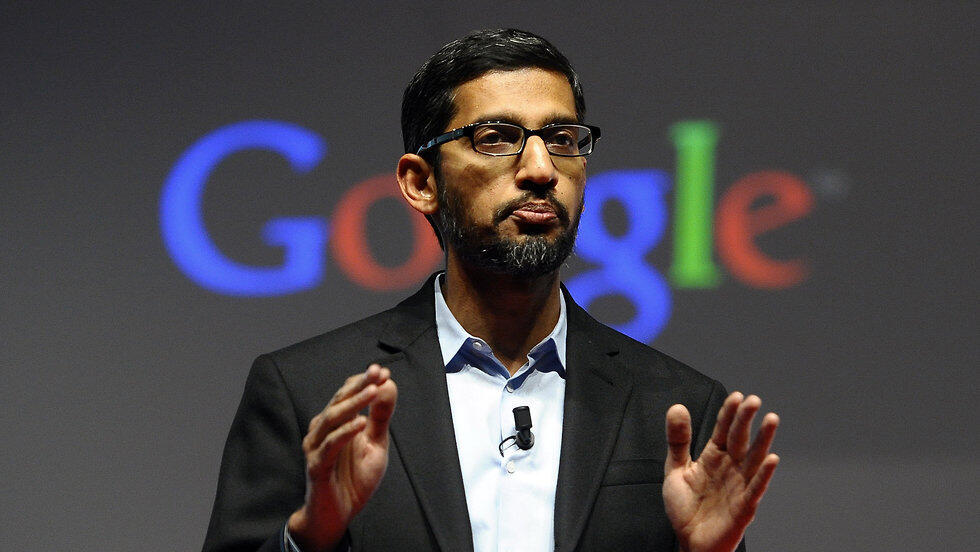 Google CEO Sundar Pichai (Photo: AP) תמונת סונדאר פיצ'אי