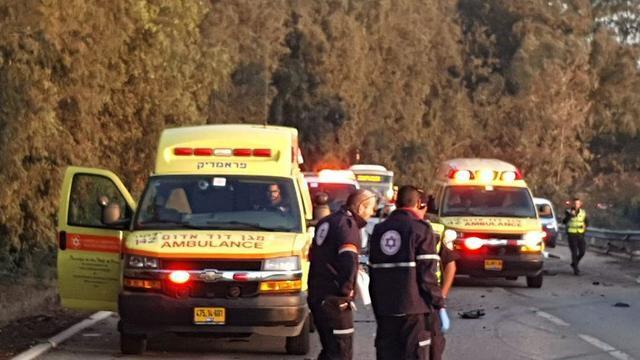 На месте аварии. Фото: оперативная съемка МАДА