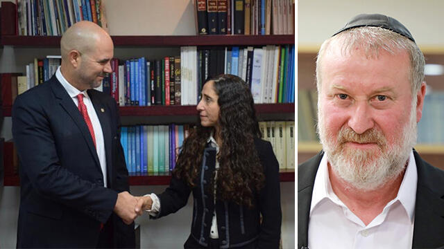 Амир Охана и Орли Бен-Ари-Гизбург; Авихай Мандельблит. Фото: Дана Копель (צילום: דנה קופל) Амир Охана и Орли Бен-Ари-Гизбург; Авихай Мандельблит. Фото: Дана Копель