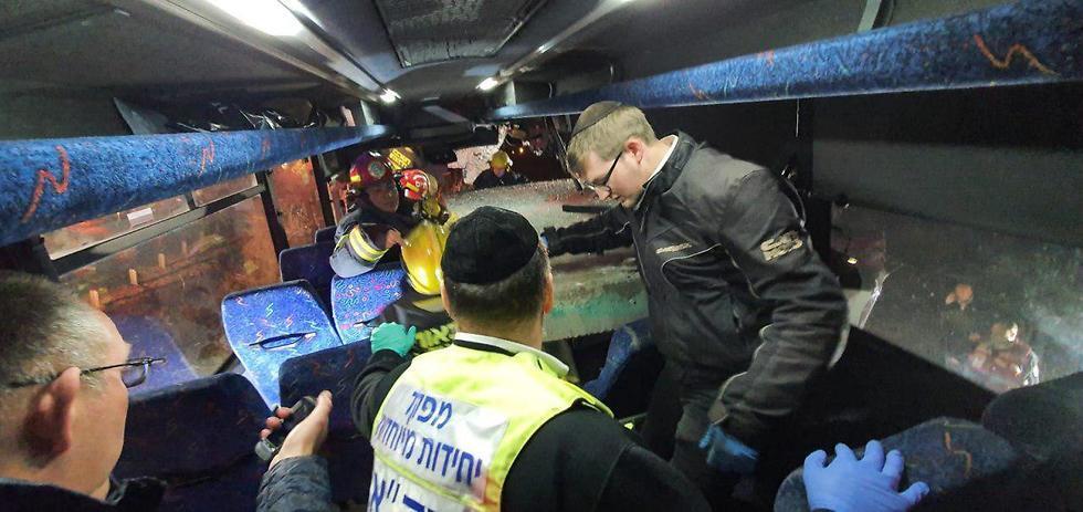 Внутри автобуса