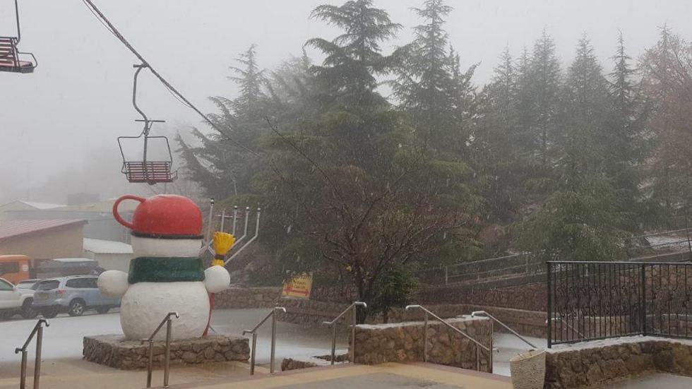 Снег на Хермоне. Фото: пресс-служба Хермона