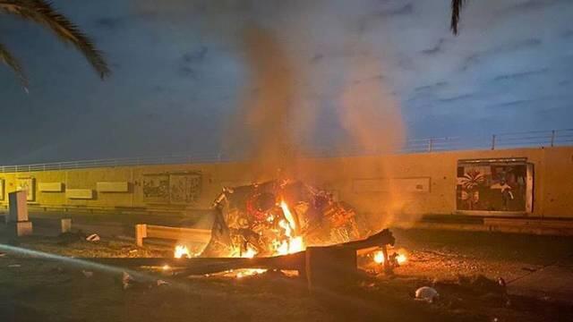 Аэропорт Багдада после атаки