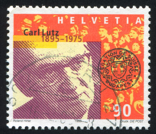 Швейцарская марка, выпущенная в память о Карле Лутце. Репродукция: rook76 shutterstock