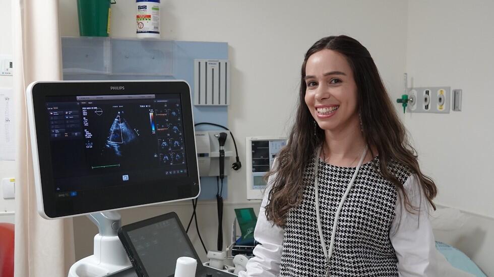  Авиталь Таубер, техник УЗИ больницы "Шаарей-Цедек". Фото: пресс-служба больницы