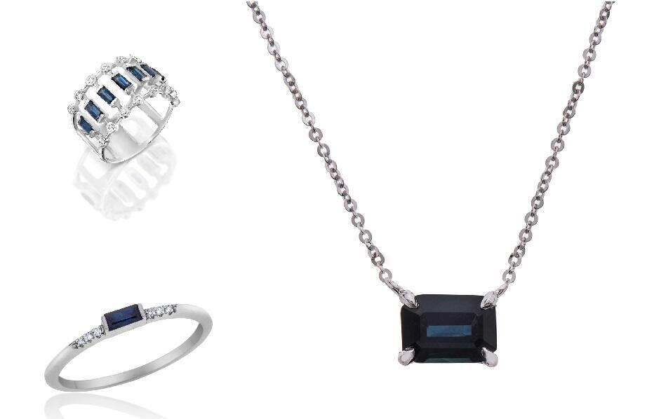 Тренд нового года - украшения с сапфирами, сеть "Бурса ле-тахшитим"