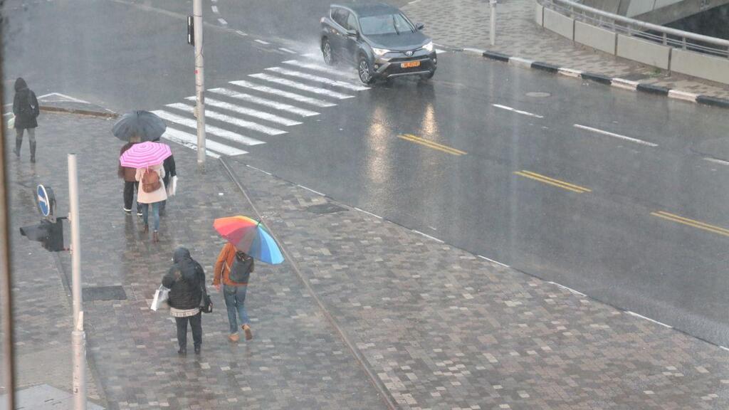 Дождь в Тель-Авиве