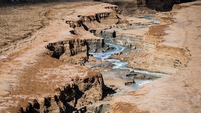 Та самая "тайная река". Фото: Исраэль Бардуго (צילום: צילום אוויר ישראל ברדוגו) Та самая "тайная река". Фото: Исраэль Бардуго