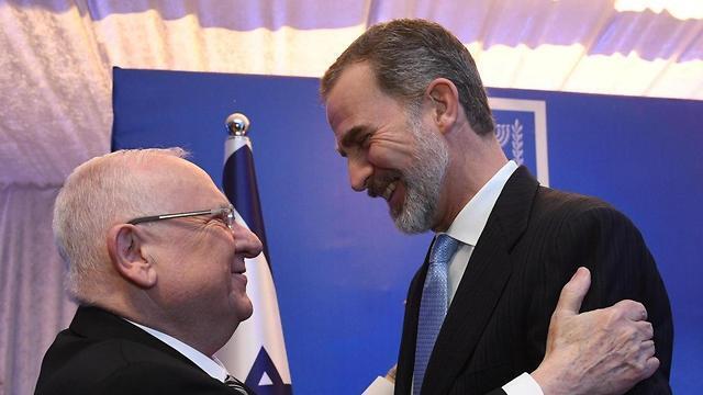 Президент Израиля и король Испании. Фото: ЛААМ