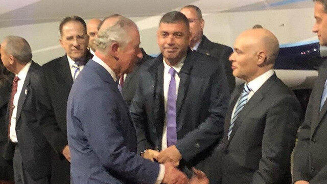 Встреча британского принца Чарльза в аэропорту Бен-Гурион