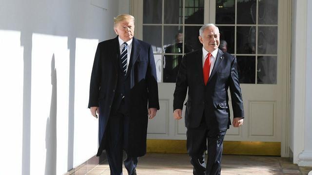 Встреча Трампа и Нетаниягу в Белом доме. Фото: Коби Гидеон, ЛААМ