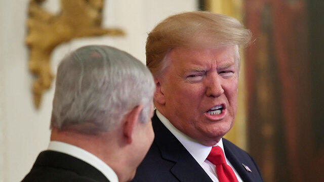 Выступление Трампа в Белом доме. Фото: AFP