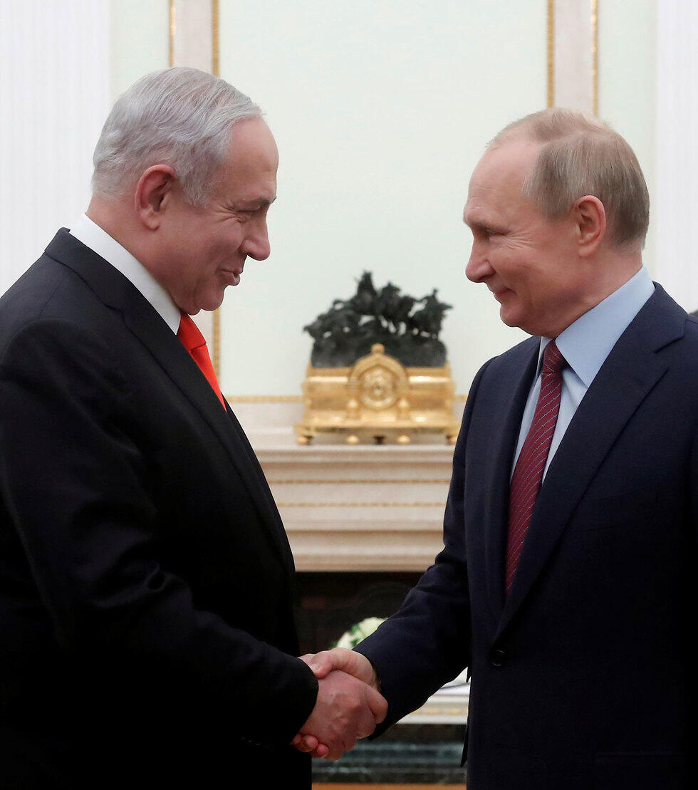 בנימין נתניהו וולדימיר פוטין