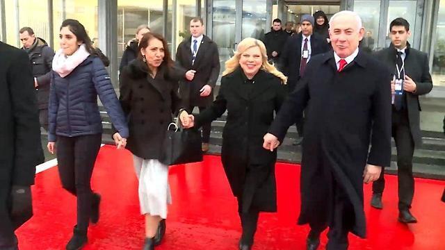 Наама, ее мама и чета Нетаниягу в Москве
