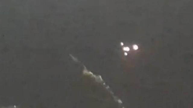 Перехват ракеты. Фото: Антон Леврошко (צילום: אנטון לברושקו) Перехват ракеты. Фото: Антон Леврошко