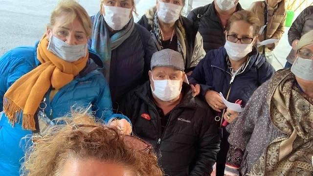 Израильтяне на борту круизного теплохода в Японии