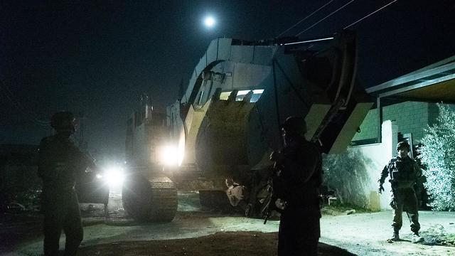 Разрушение дома террориста. Фото: пресс-служба ЦАХАЛа