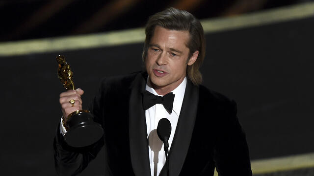 Брэд Питт - первый "Оскар" в карьере. Фото: AP