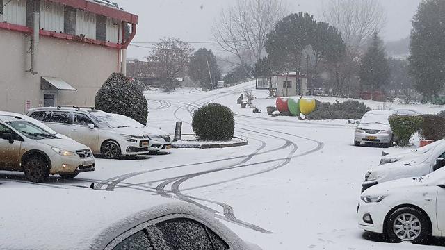 Мером-Голан, снег. Фото: Амихай Зелигер