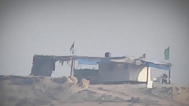 Наблюдательный пункт ХАМАСа в Газе (архив). Фото: Рои Идан (צילום: רועי עידן) Наблюдательный пункт ХАМАСа в Газе (архив). Фото: Рои Идан