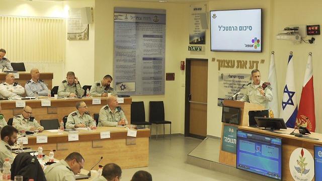 Кохави представляет план "Тнуфа". Фото: пресс-служба ЦАХАЛа