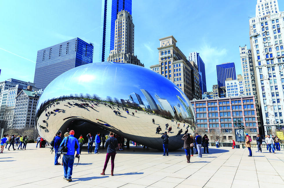 Chicago, the second US city in the top 10 (Photo: Shutterstock) ה'שעועית' בשיקגו