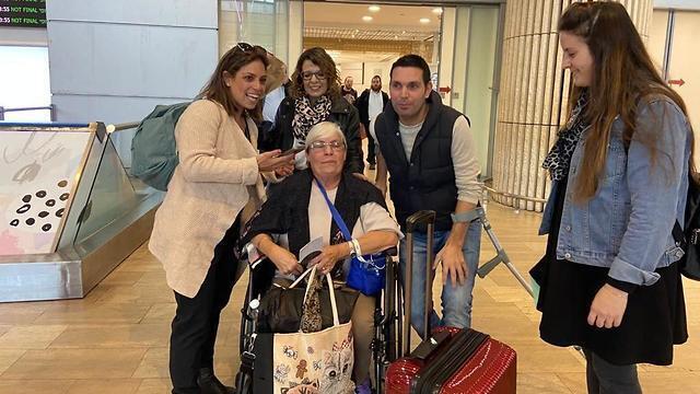 Рахель Битон с родственниками в Израилеnullnull Рахель Битон с родственниками в Израиле