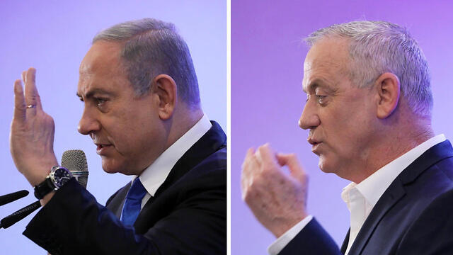 Ганц, Нетаниягу. Фото: EPA