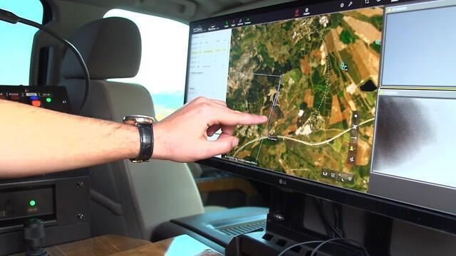 На экране видно все. Фото: пресс-служба ЦАХАЛа (צילום: דובר צה"ל) На экране видно все. Фото: пресс-служба ЦАХАЛа