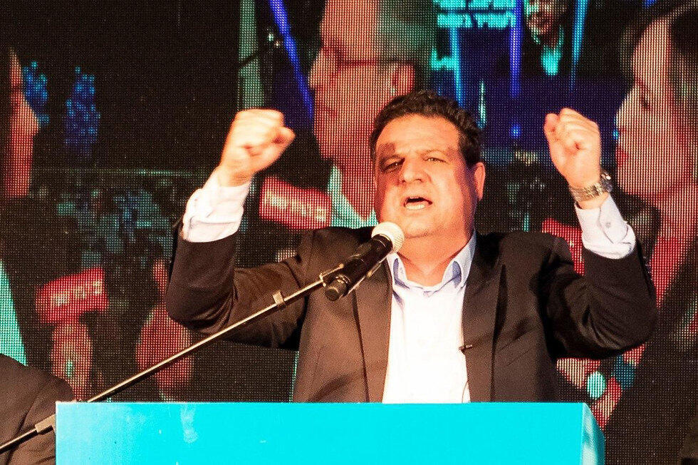 Председатель Объединенного арабского списка Айман Уда. Фото: Гиль Нехуштан