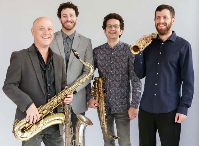 Охад Бен-Ари и Тель-Авивское трио саксофонистов. Фото: Маркус Фриц