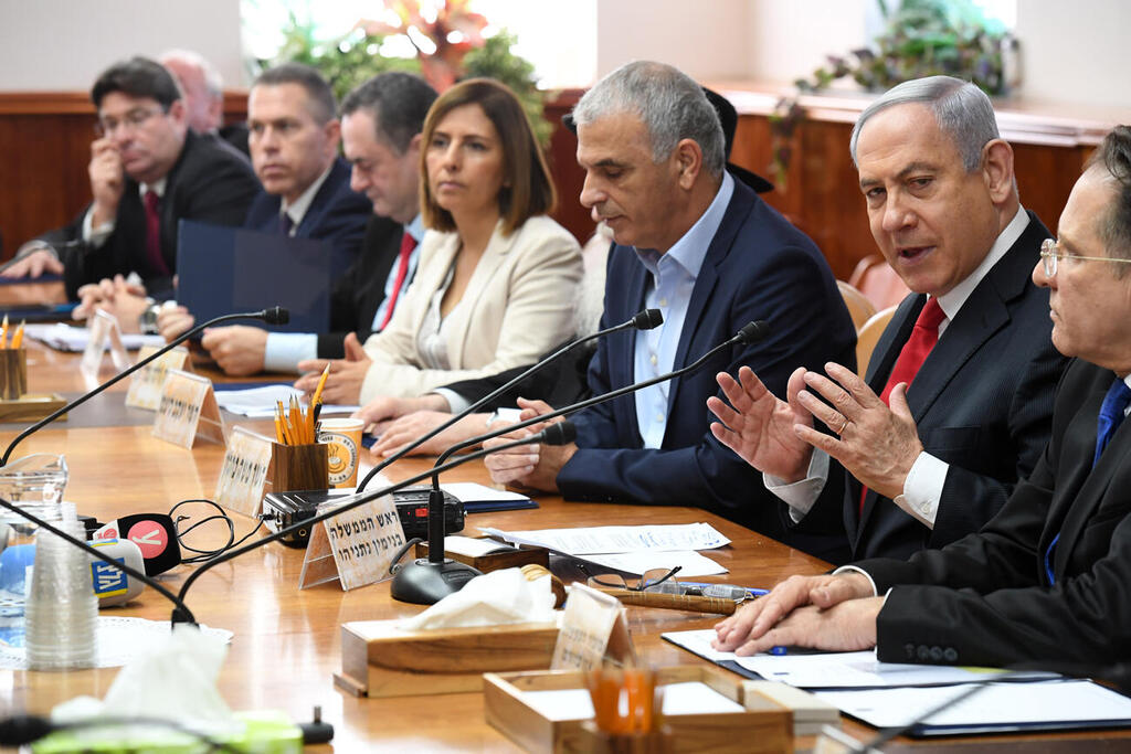 בנימין נתניהו ישיבת ממשלה נגיף הקורונה קורונה 