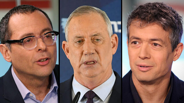 Цви Хаузер, Бени Ганц, Йоаз Гендель. Фото: Ави Муалем, Ярив Кац, Яир Саги (צילום: אבי מועלם, יריב כץ, יאיר שגיא) Цви Хаузер, Бени Ганц, Йоаз Гендель. Фото: Ави Муалем, Ярив Кац, Яир Саги