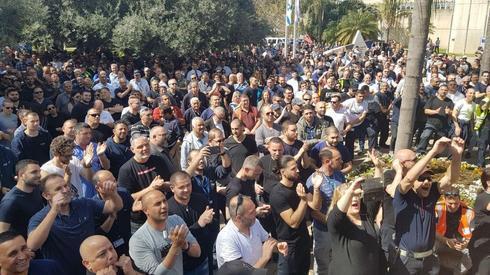 הפגנת עובדי אל על