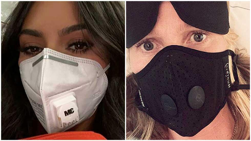 Ким Кардашьян и Гвинет Пэлтроу в самых надежных масках (номер 95). Фото из инстаграма (Фото: Instagram) Ким Кардашьян и Гвинет Пэлтроу в самых надежных масках (номер 95). Фото из инстаграма