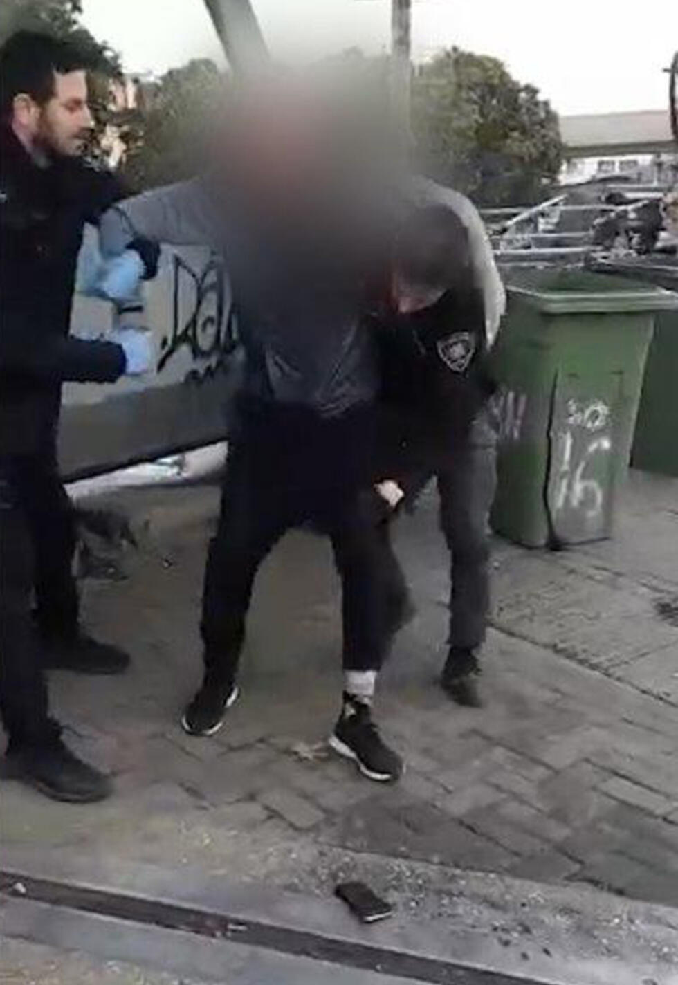 Задержание нарушителя карантина в Тель-Авиве