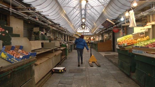 Рынок Махане-Йегуда в Иерусалиме, 22 марта. Фото: Гиль Йоханан