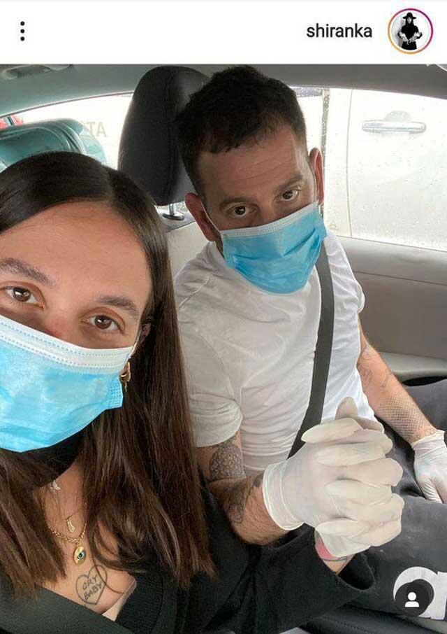 Молодые родители двойняшек шеф-повар Омер Миллер и дизайнер Ширанка. Фото: Instagram