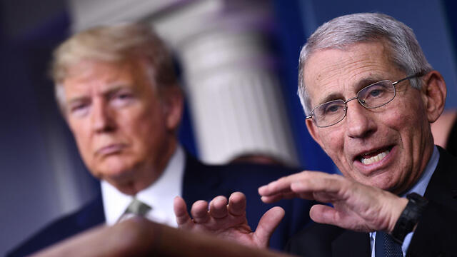 Трамп и Фаучи. Фото: AFP (צילום: AFP) Трамп и Фаучи. Фото: AFP