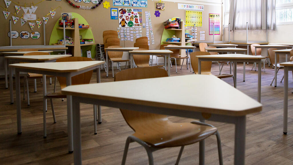 כיתה ריקה בבית ספר יסודי בתל אביב