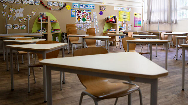 כיתה ריקה בבית ספר יסודי בתל אביב
