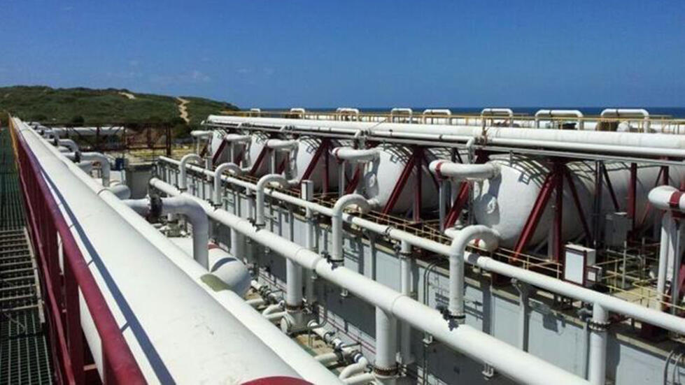 One of Israel’s coastal desalination plants (Photo: Palmahim desalination plant team) מתקן הטפלה של מים שורק פלמחים