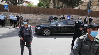 אודי A8 שיירת ראש הממשלה