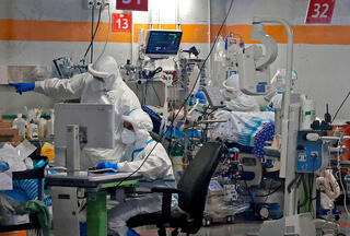 מחלקת קורונה בית חולים שיבא תל השומר