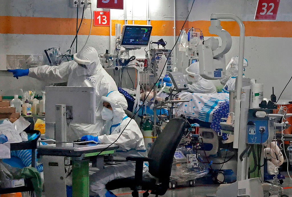 מחלקת קורונה בית חולים שיבא תל השומר