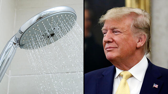  Трамп недоволен напором воды в душе, который портит красоту его волос 