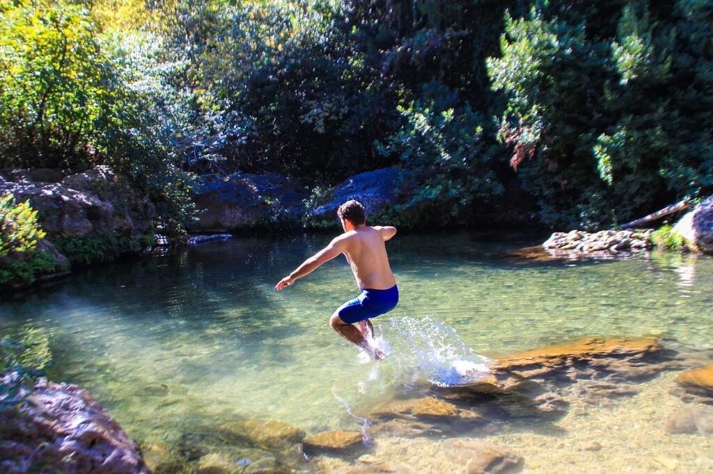 אחת מבריכות גן העדן בנחל כזיב