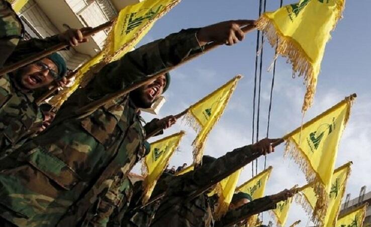 Hezbollah fighters march in Lebanon 