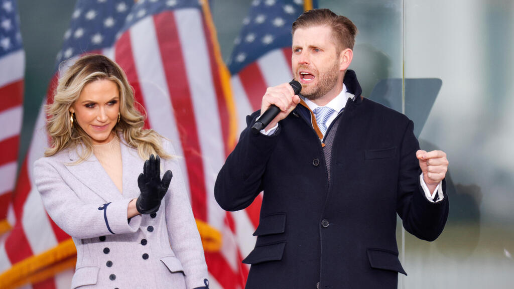 Эрик Трамп (Фото: REUTERS) ארה"ב מפגינים למען דונלד טראמפ ליד הבית הלבן לפני הצבעת ה קונגרס אישור תוצאות בחירות