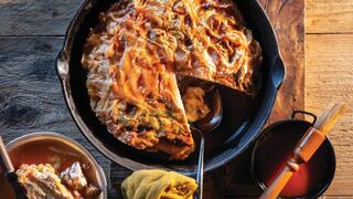 עוגת כרוב ובשר