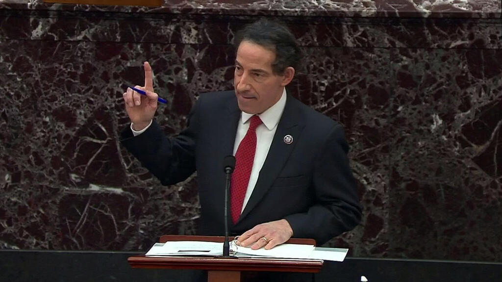 Rep. Jamie Raskin (Photo: Reuters) ארה"ב סנאט משפט שני ל דונלד טראמפ נציג ה תביעה חבר בית הנבחרים דמוקרטי ג'יימי רסקין